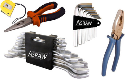 

Asraw Hand Tool Kit(13 Tools), Multicolor