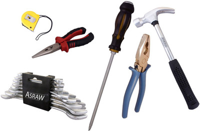 

Asraw Hand Tool Kit(14 Tools), Multicolor