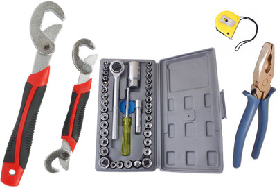 

Asraw Hand Tool Kit(5 Tools), Multicolor