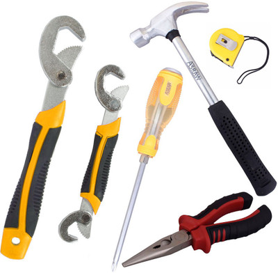 

Asraw Hand Tool Kit(6 Tools), Multicolor