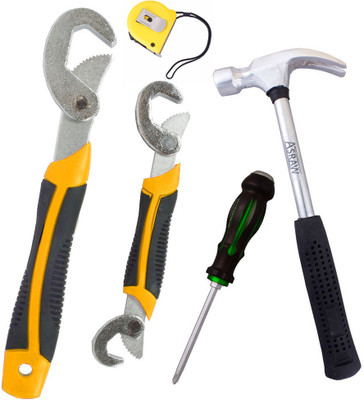 

Asraw Hand Tool Kit(5 Tools), Multicolor