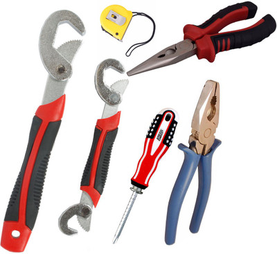 Asraw Hand Tool Kit(6 Tools), Multicolor