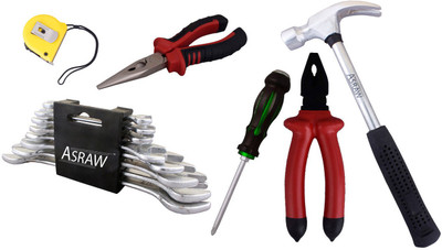 

Asraw Hand Tool Kit(14 Tools), Multicolor