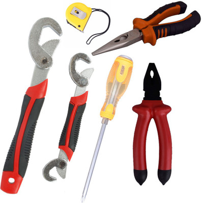 

Asraw Hand Tool Kit(6 Tools), Multicolor