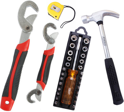 

Asraw Hand Tool Kit(5 Tools), Multicolor