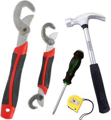 

Asraw Hand Tool Kit(5 Tools), Multicolor