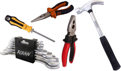 

Asraw Hand Tool Kit(13 Tools), Multicolor