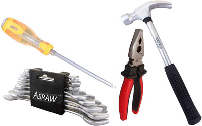 

Asraw Hand Tool Kit(12 Tools), Multicolor