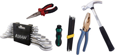 

Asraw Hand Tool Kit(13 Tools), Multicolor