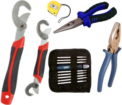 

Asraw Hand Tool Kit(6 Tools), Multicolor