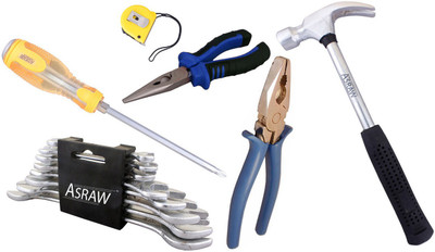 

Asraw Hand Tool Kit(14 Tools), Multicolor