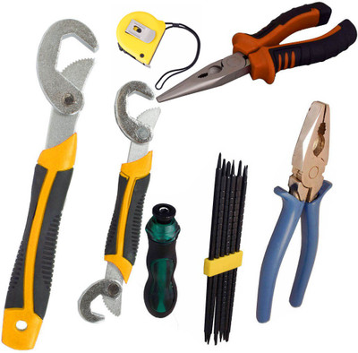 

Asraw Hand Tool Kit(6 Tools), Multicolor