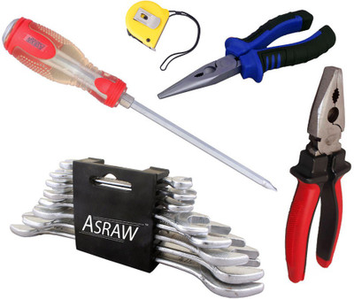 

Asraw Hand Tool Kit(13 Tools), Multicolor