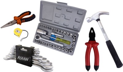 

Asraw Hand Tool Kit(14 Tools), Multicolor