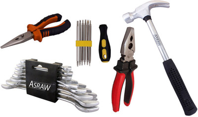 

Asraw Hand Tool Kit(13 Tools), Multicolor