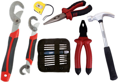 

Asraw Hand Tool Kit(7 Tools), Multicolor