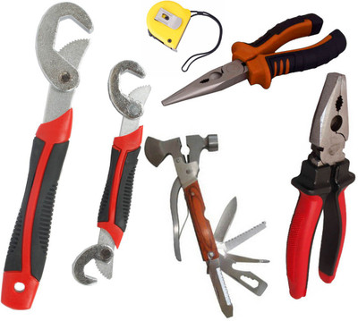 

Asraw Hand Tool Kit(6 Tools), Multicolor