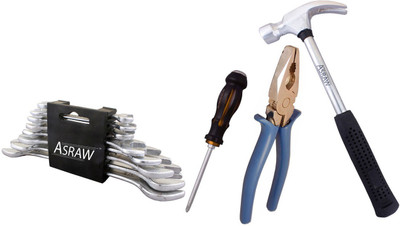 

Asraw Hand Tool Kit(12 Tools), Multicolor