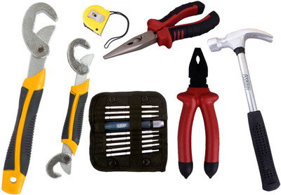 

Asraw Hand Tool Kit(7 Tools), Multicolor