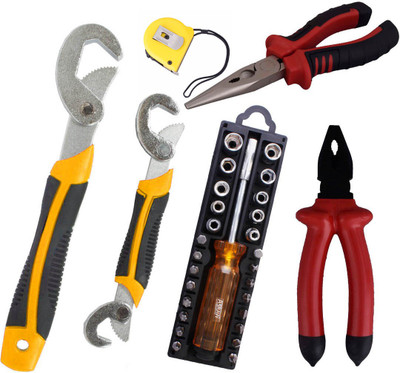 

Asraw Hand Tool Kit(6 Tools), Multicolor