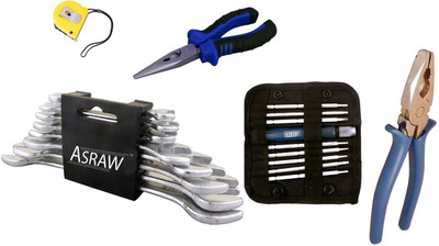 

Asraw Hand Tool Kit(13 Tools), Multicolor