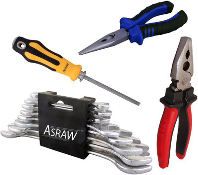 

Asraw Hand Tool Kit(12 Tools), Multicolor
