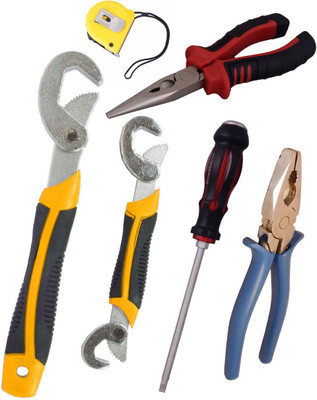 

Asraw Hand Tool Kit(6 Tools), Multicolor