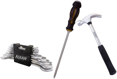 

Asraw Hand Tool Kit(11 Tools), Multicolor