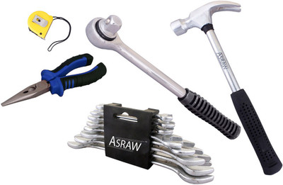 

Asraw Hand Tool Kit(13 Tools), Multicolor