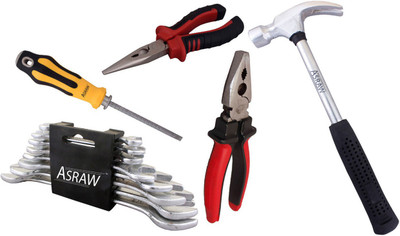 

Asraw Hand Tool Kit(13 Tools), Multicolor