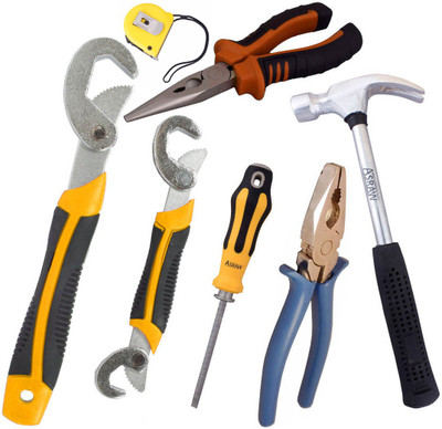 

Asraw Hand Tool Kit(7 Tools), Multicolor