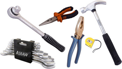 

Asraw Hand Tool Kit(14 Tools), Multicolor