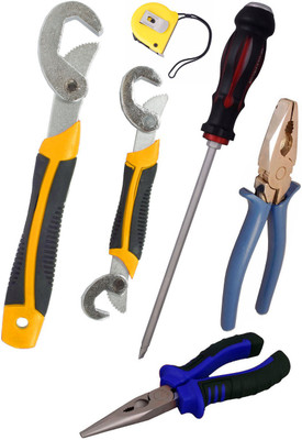 

Asraw Hand Tool Kit(6 Tools), Multicolor