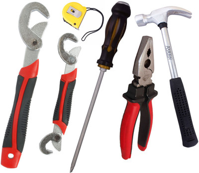 

Asraw Hand Tool Kit(6 Tools), Multicolor