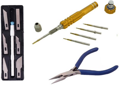 

Asraw Hand Tool Kit(3 Tools), Golden