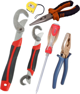 

Asraw Hand Tool Kit(6 Tools), Multicolor