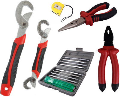 

Asraw Hand Tool Kit(6 Tools), Multicolor