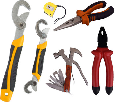 

Asraw Hand Tool Kit(6 Tools), Multicolor