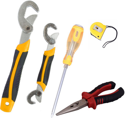 

Asraw Hand Tool Kit(5 Tools), Multicolor