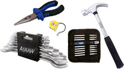 

Asraw Hand Tool Kit(13 Tools), Multicolor