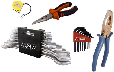 

Asraw Hand Tool Kit(13 Tools), Multicolor