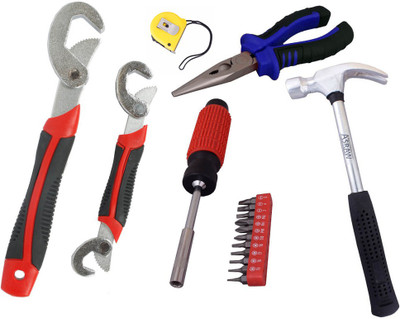 Asraw Hand Tool Kit(6 Tools), Multicolor