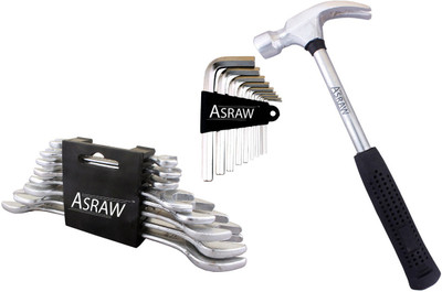 

Asraw Hand Tool Kit(11 Tools), Multicolor
