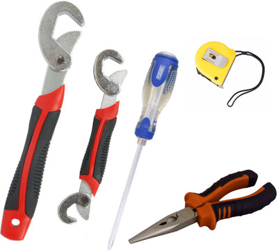 

Asraw Hand Tool Kit(5 Tools), Multicolor