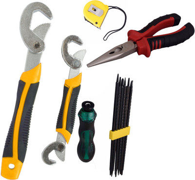 

Asraw Hand Tool Kit(5 Tools), Multicolor