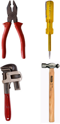 

Taparia Household Hand Tool Kit(4 Tools), Red