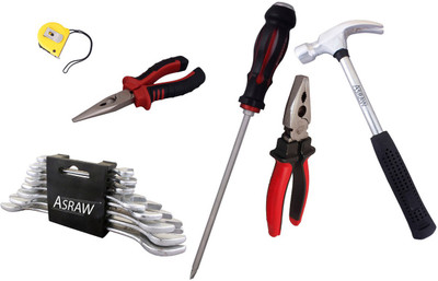 

Asraw Hand Tool Kit(14 Tools), Multicolor