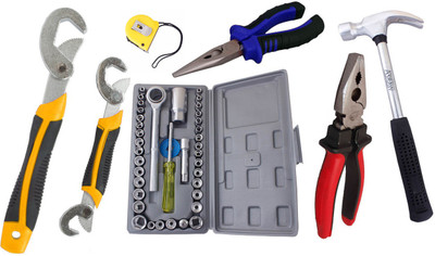

Asraw Hand Tool Kit(7 Tools), Multicolor