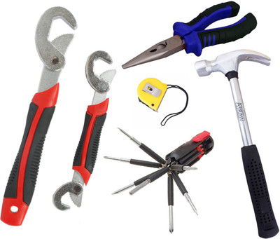 

Asraw Hand Tool Kit(6 Tools), Multicolor
