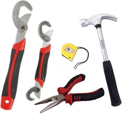 

Asraw Hand Tool Kit(5 Tools), Multicolor